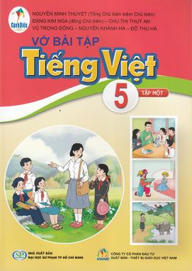 Sách - Vở bài tập Tiếng Việt 5 tập 1 (Cánh Diều) 