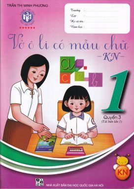 Vở Ôly có mẫu chữ 1/3 - KN SP1