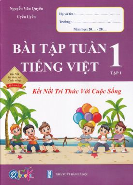 Bài tập tuần Tiếng Việt 1/1 - KN QBK
