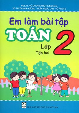 Em làm bài tập toán 2/2 GDĐT