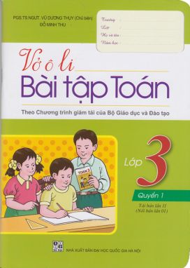 Vở Ôly bài tập toán 3/1 