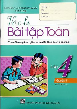 Vở Ôly bài tập toán 4/1 SP1