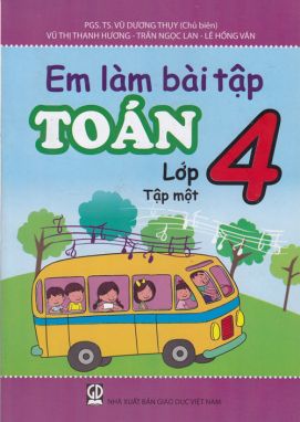 Em làm bài tập toán 4/1 GDĐT