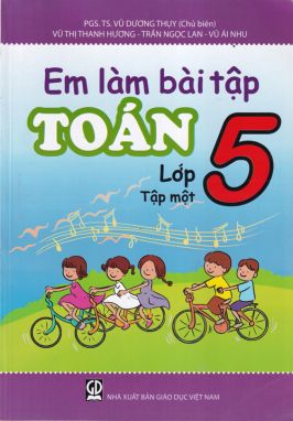 Em làm bài tập toán 5/1 GDĐT