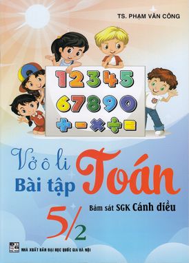 Sách - Vở ô li bài tập Toán 5 tập 2 (Bám sát sgk Cánh diều)