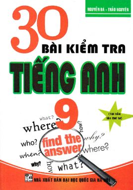 30 Bài kiểm tra Tiếng Anh 9 HA1